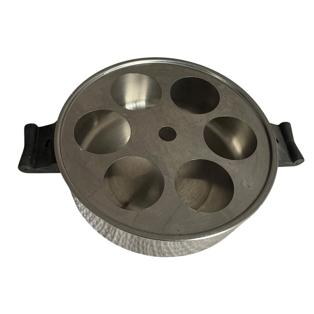 Saladmaster Egg Poacher Poaching Pan Tray Insert Stainless Steel No Lid / Cups